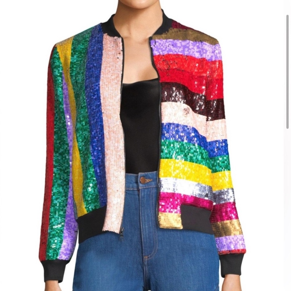 Multicolor Sequin Women's Jacket